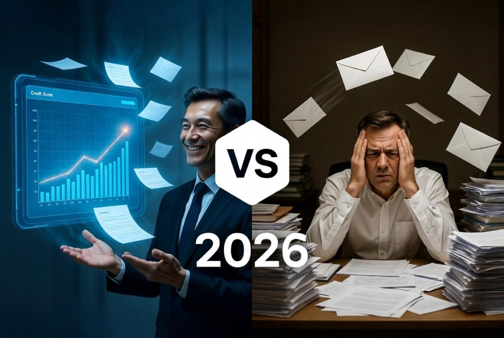 AI credit repair vs traditional